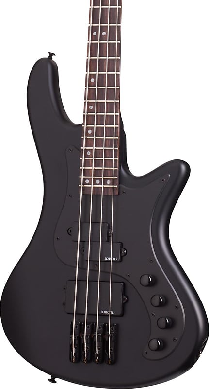 Schecter 2522 Stiletto Stealth-4 Bass Guitar image 1