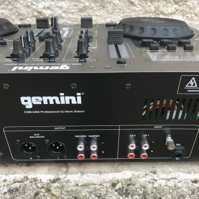 Gemini CDM-3200 Professional Dual CD Player DJ Mixer | Reverb