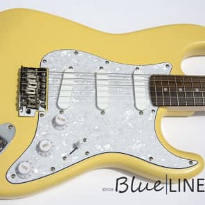Blueline Guitars Strat 2015 Yellow Flat image 2