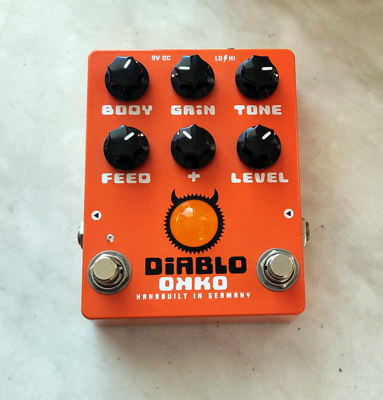 OKKO Diablo Gain Plus - Gain+ - Orange - Overdrive
