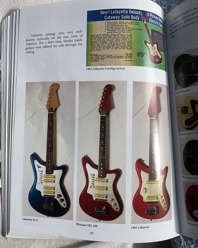 1965年 Pleasant c./ SEL-220 3PU ジャガー風ギター Vintage Pleasant SEL 220 Jaguar-Style c.1965-66 Sunburst MIJ