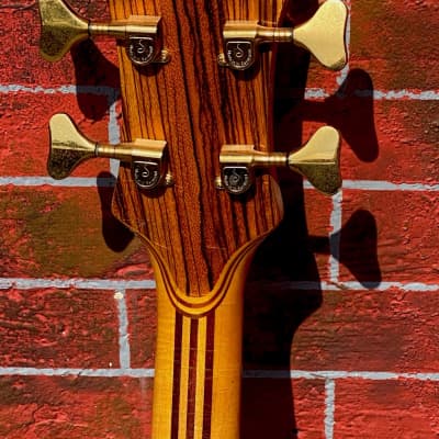 Alembic Series II Bass 1980 ultra rare all original Stanley Clarke Zebrawood Series II Short Scale its $39,800. new !! image 7