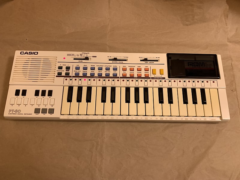 Casio PT-80 ホワイト☆昭和レトロ☆日本製☆セミアナログ音源シンセ☆ Casio PT-80 - What To Know & Where To Buy | Equipboard