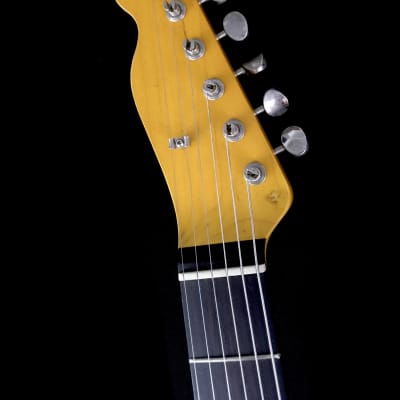 LEFTY! MJT Lake Placid Blue Nitro Lacquer ES59 Custom Relic Guitar Classic Solid Body 7.1 lb image 3