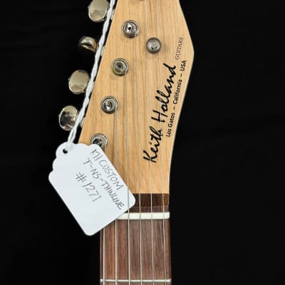 Keith Holland Custom T-NS-Thinline - Translucent Red Wine image 11