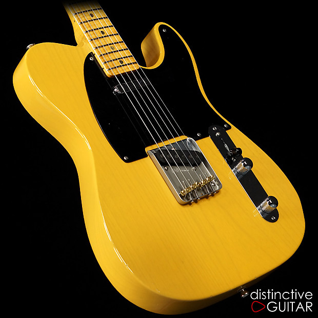 DeTemple 52 Tele Butterscotch Vintage Style Telecaster Hand Built Reverb