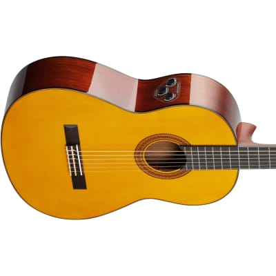 Yamaha CG-TA TransAcoustic Classical Acoustic-Electric Guitar w/ Onboard Chorus and Reverb - Natural Gloss image 5