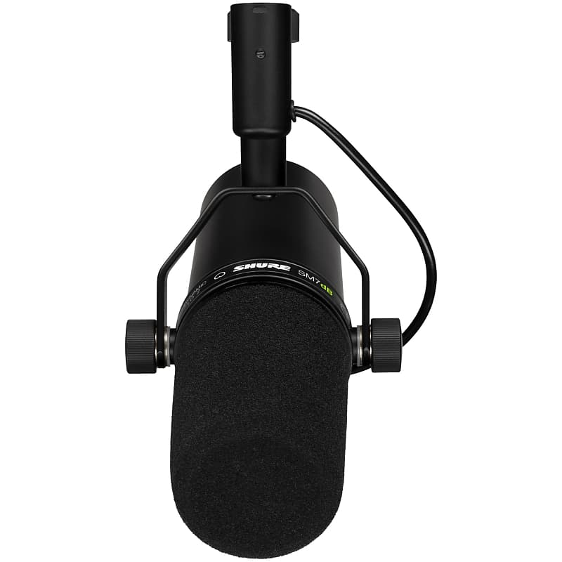 Shure SM7dB Dynamic Vocal Microphone w/Built-in Preamp for Streaming,  Podcast, & Recording, Wide-Range Frequency, Warm & Smooth Sound, Rugged