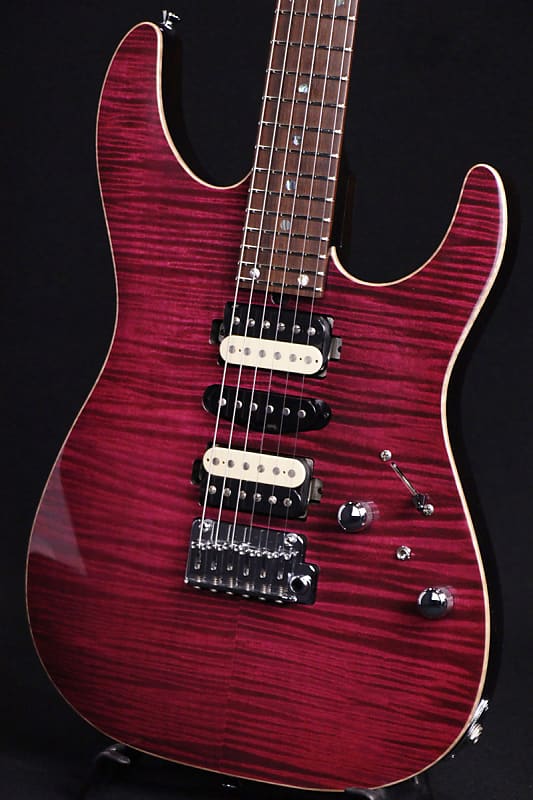 T's Guitars DST-PRO 24 Mahogany Limited Custom Trans Purple (S/N:31561)  [04/16]