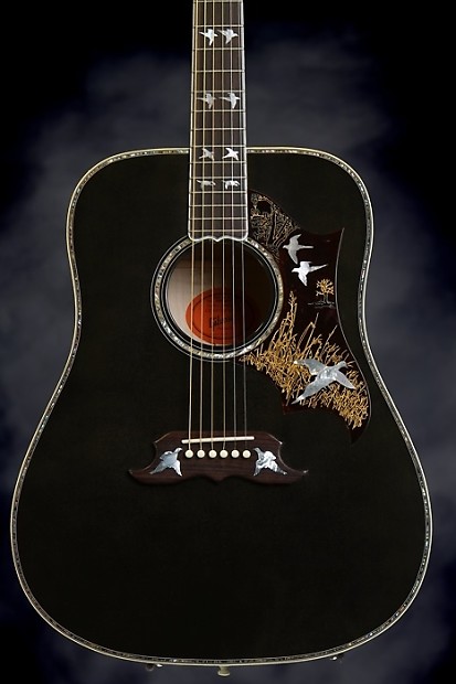 Gibson Doves in Flight Custom Trans Black | Reverb Canada