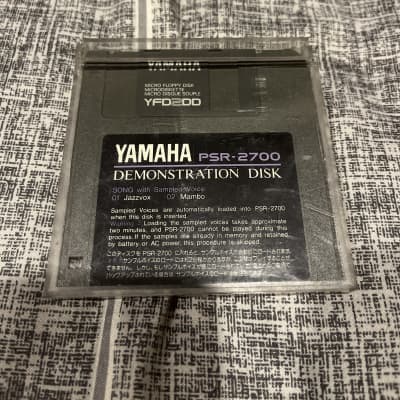 Yamaha Psr-2700 demo disk yfd2dd