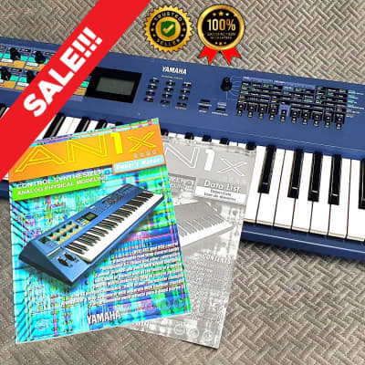 Yamaha AN1x Virtual Analog Synthesizer ✅ Original Manuals, Software and over 700 PRESETS!!✅ RARE from ´90s✅ Professional Synthesizer/ Keyboard ✅ Cleaned & Full Checked