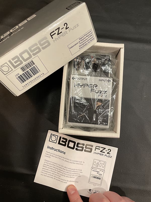 Boss hyper fuzz FZ-2 top (silver lable)