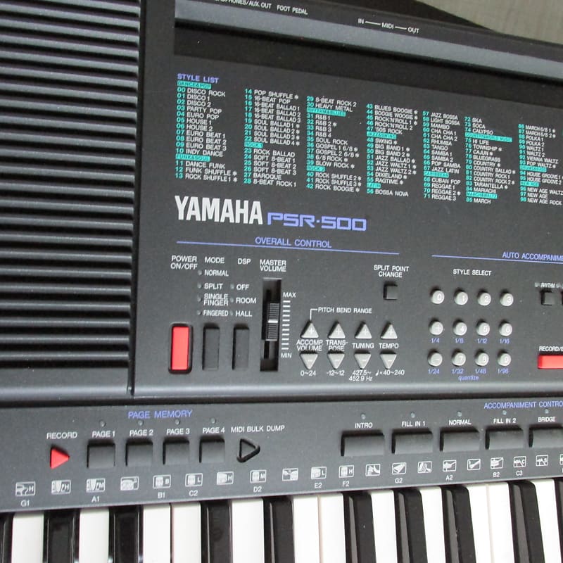 Yamaha PSR.500 Electric Keyboard | eBay
