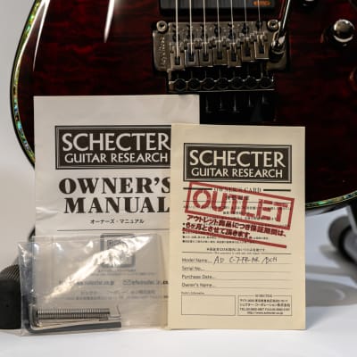 Schecter Hellraiser AD-C-7-FR-HR - Diamond Series 7-String Guitar - Black Cherry image 3