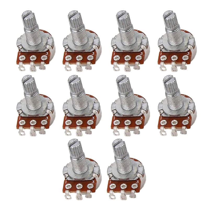 FLEOR B500K Push-Pull Potentiometer 2er Pack - Linear Taper Für E-Gitarren