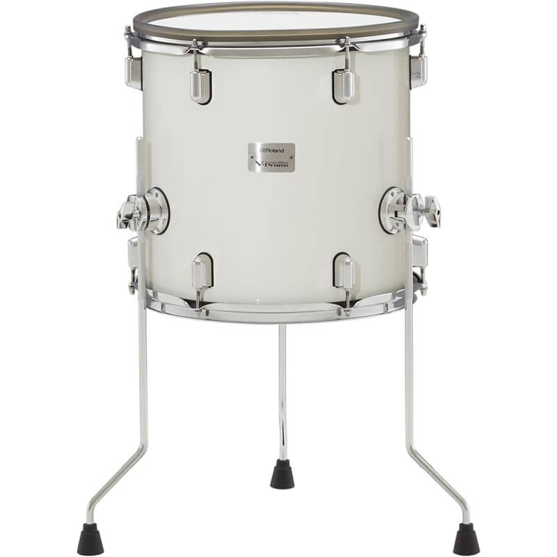 Roland V-Drums Acoustic Design Floor Tom Pad 14x14 Pearl White imagen 1