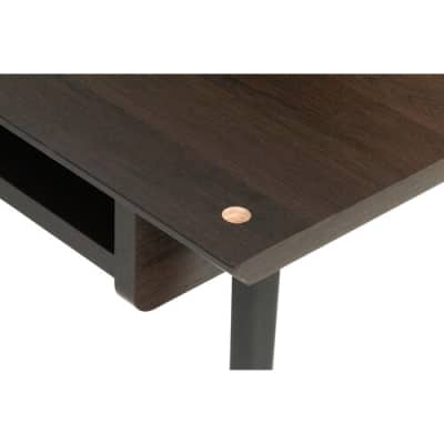 Gator Elite Furniture Series Main Desk in Dark Walnut Finish GFW-ELITEDESK-BRN image 15