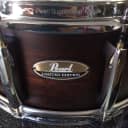 Pearl PF1565S/C317 Limited Edition 15" X 6.5" Poplar/Fiberglass Snare Drum - Satin Brownburst Finish