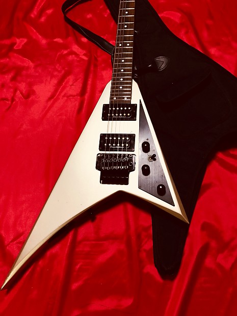 Grover Jackson RR.A-52 Randy Rhoads V RRV Made in Japan 1997 With Soft case  1997 Silver