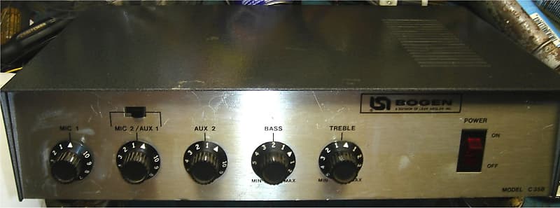 Bogen C35B 35 watt 2 chan mixer/amp | Reverb