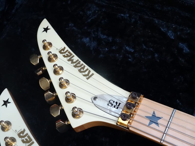リッチーサンボラ Kramer Richie Sambora Stars White Double Neck 1980's Bon