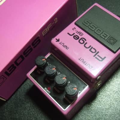 1981 w/ Box & Manual Boss BF-2 Flanger Made in Japan MIJ (Black Label) image 2