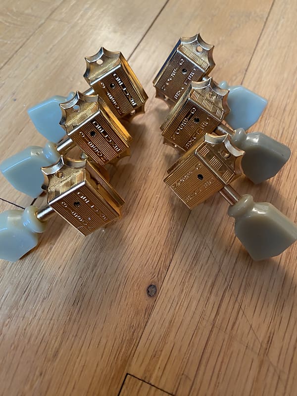 Gibson  Deluxe Vintage Style Tuners OEM 1990s Gold image 1