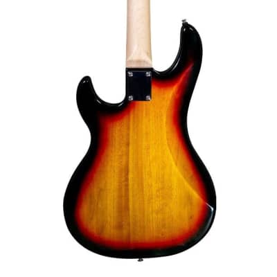 G&L Tribute Kiloton Fretless Sunburst Swamp Ash Electric Bass Guitar image 2