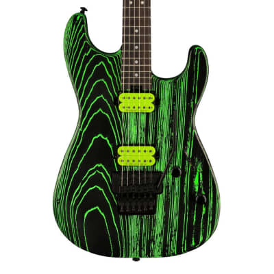 Used Charvel Limited Edition Pro-Mod San Dimas Style 1 HH FR E - Ash Green Glow image 3