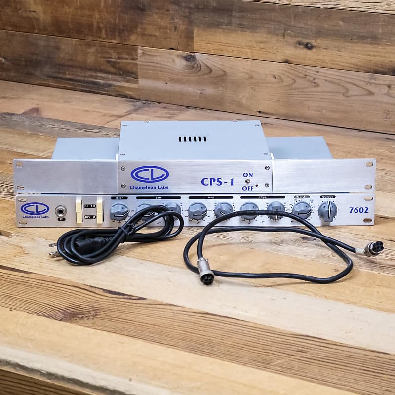 Chameleon Labs 7602 Microphone Preamp / Equalizer with CPS-1 Power Supply