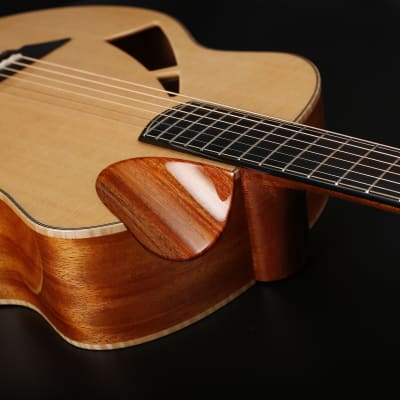Avian Skylark 3A Natural All-solid Handcrafted African Mahogany Acoustic Guitar image 5