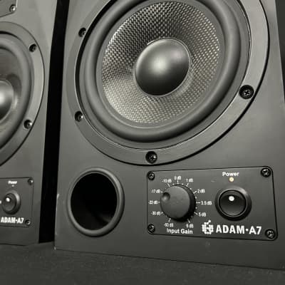 ADAM Audio A7 Active Nearfield Monitors (Pair) 2000s - Black for sale
