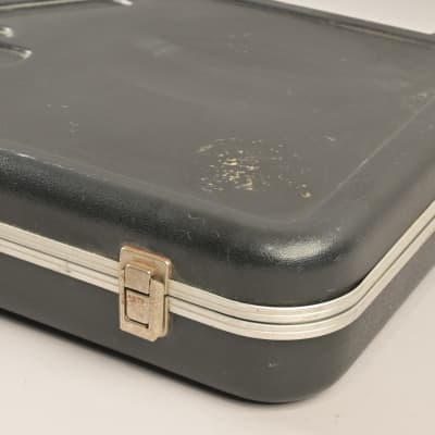 Vintage 1977 1978 1979 1980 1981 Fender Stratocaster Telecaster Molded Plastic Guitar Black CASE USA 1970s image 8