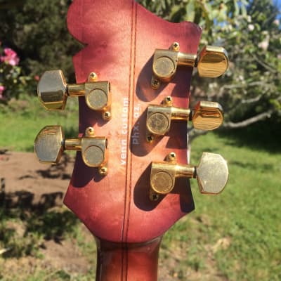 Tiny Moore’s Bob Venn Customs 5 string electric mandolin 1970s Birdseye Maple Burst image 3