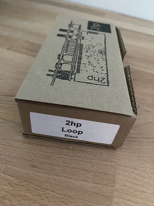 2hp Loop Eurorack looping module - black panel