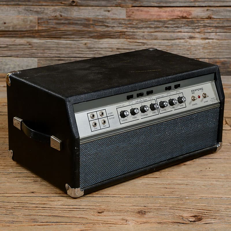 Ampeg SVT "Black Line" 300-Watt Bass Amp Head 1972 - 1975 image 2