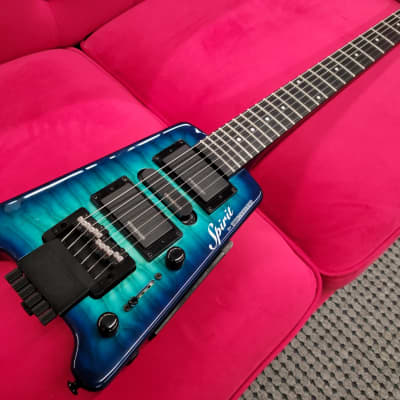 Steinberger Spirit GT-PRO Quilt Top Deluxe Electric Guitar Trans