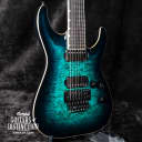 ESP E-II Horizon FR-7 Electric Guitar Black Turquoise Burst
