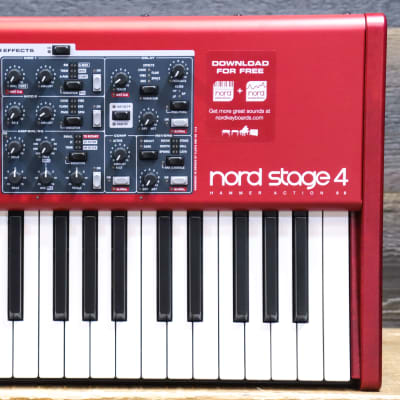 Nord Stage 4 88 Fully Weighted Triple Sensor Hammer Action Keyboard Synthesizer