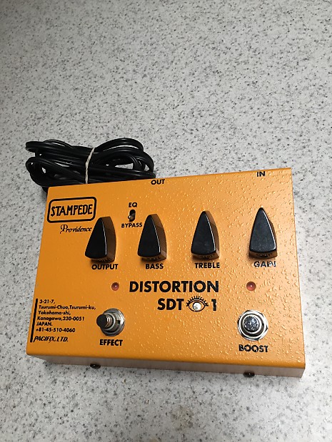 Providence STAMPEDE SDT-1 ディストーション Providence SDT-1 Stampede Distortion Made in Japan Guitar