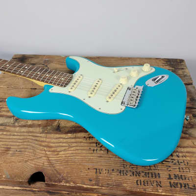 2021 Fender American Professional II Stratocaster - Miami Blue With OHSC image 7