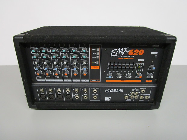 Yamaha EMX 620 6 Channel Powered Mixer, 200 watts | Reverb