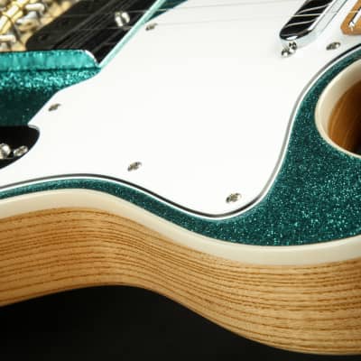 Suhr Eddie's Guitars Exclusive Custom Classic T Roasted - Aqua Sparkle image 22