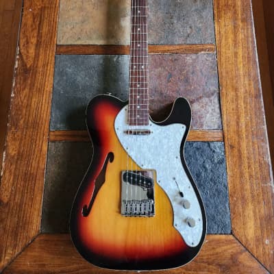 Fender Thinline Telecaster Deluxe w/bag 2016 - sunburst image 2