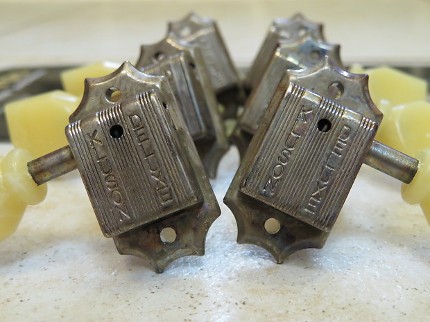 AGED KLUSON DELUXE TUNERS GIBSON HISTORIC LES PAUL 335 3L/3R 59 PARTS-