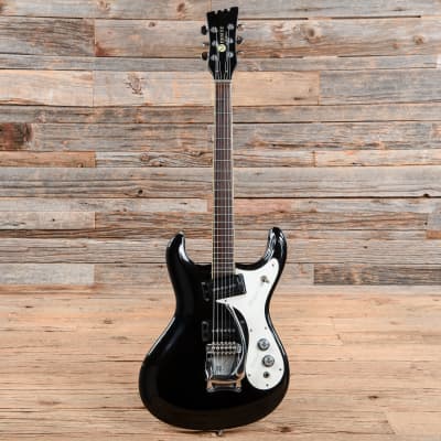 Mosrite Ventures Model Black Refin 1960s image 4