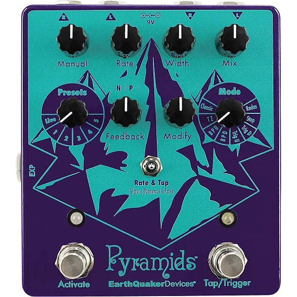 EarthQuaker Devices Pyramids Stereo Flanger Pedal image 1