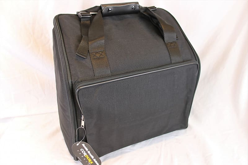 NEW Black Fuselli Pro Soft Case Gig Bag for Accordion XS 15" x 7.5" x 14" Fits 8-12 Bass image 1