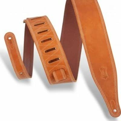 Levy's 2.5" Pull-up Leather Guitar Strap image 1